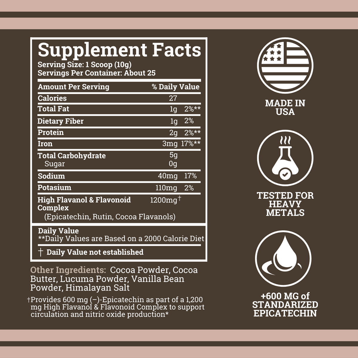High-flavanol cocoa